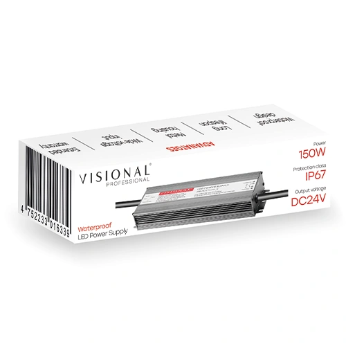 Ūdensizturīgs LED barošanas bloks 24V, 6.25A, 150W, IP67